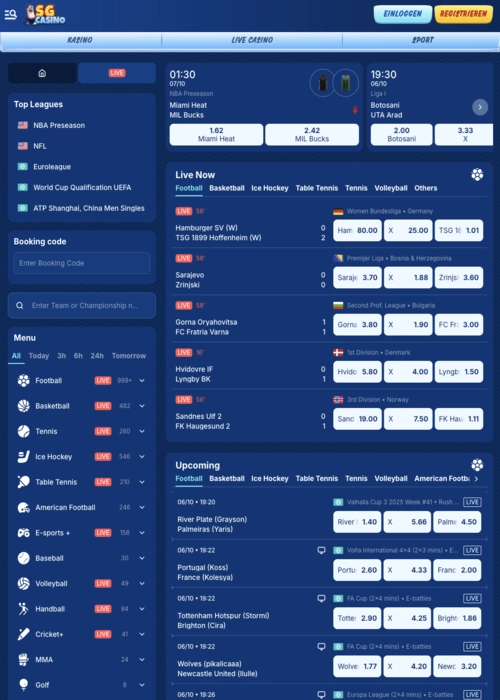 Mobile casino app download SG Casino